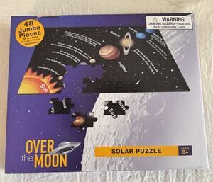 NEW Solar System 48 Piece Jigsaw Puzzle Ages 3+ Over The Moon NIB